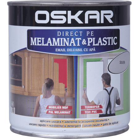 Email Oskar - Direct pe melaminat si plastic silver 0