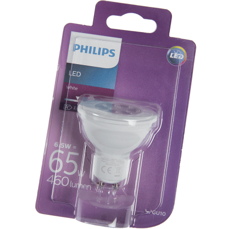 Bec Philips LED GU10 WH