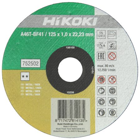 Disc taiere metal Hikoki Hitachi