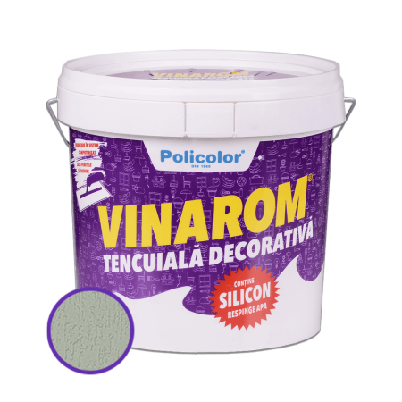 Tencuiala decorativa siliconica Vinarom R15 Policolor