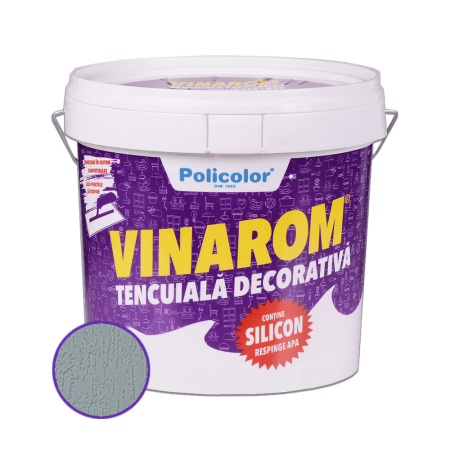 Tencuiala decorativa siliconica Vinarom R15 Policolor