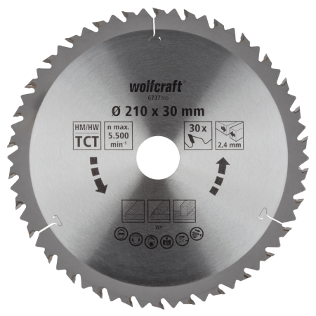 Panza pentru fierastrau circular Wolfcraft