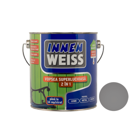 Vopsea superlucioasa Innenweiss 2 in 1