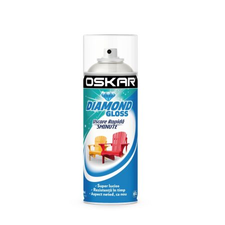 Vopsea spray pentru lemn / metal / ceramica Oskar Diamond Gloss