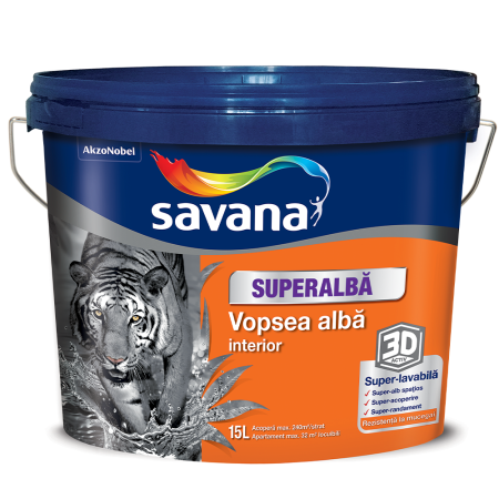 Vopsea superlavabila interior Savana 3D Activ