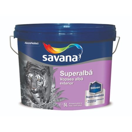 Vopsea superlavabila exterior Savana Silicon