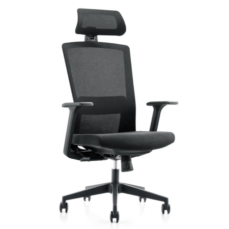 Scaun birou ergonomic negru Depozitul de scaune Osaka-H