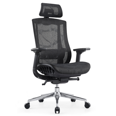 Scaun birou ergonomic negru Depozitul de scaune Lyon Lux