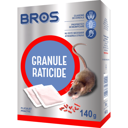 Granule raticide Bros