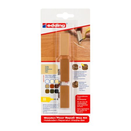 Kit de ceara pentru repararea pardoselilor din lemn Edding 8902