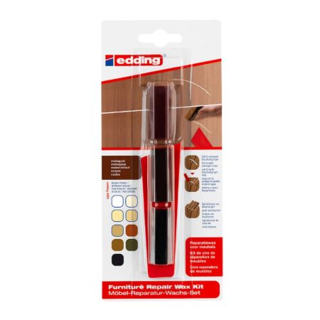 Kit de ceara pentru repararea mobilierului de lemn Edding 8901