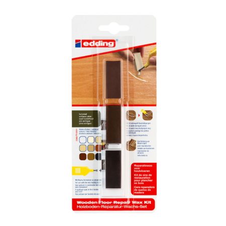 Kit de ceara pentru repararea pardoselilor din lemn Edding 8902