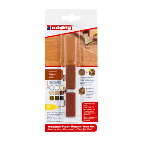 Kit de ceara pentru repararea pardoselilor din lemn Edding 8902