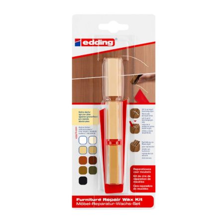 Kit de ceara pentru repararea mobilierului de lemn Edding 8901