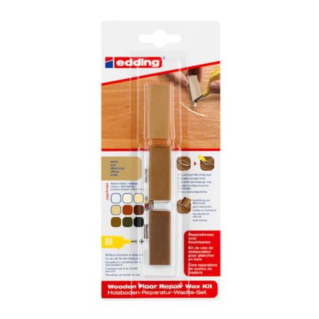 Kit de ceara pentru repararea pardoselilor din lemn Edding 8902