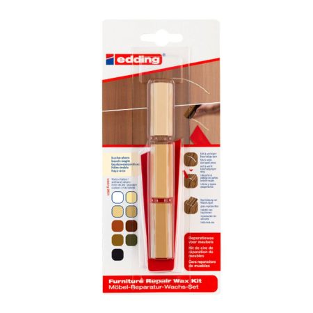 Kit de ceara pentru repararea mobilierului din lemn Edding 8901