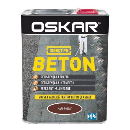 Email Oskar Direct pe beton