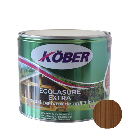 Lazură  Kober Ecolasure Extra 3 in 1 pentru lemn