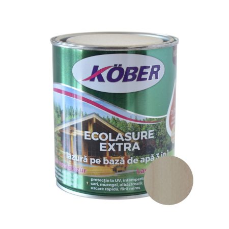 Lazură  Kober Ecolasure Extra 3 in 1 pentru lemn