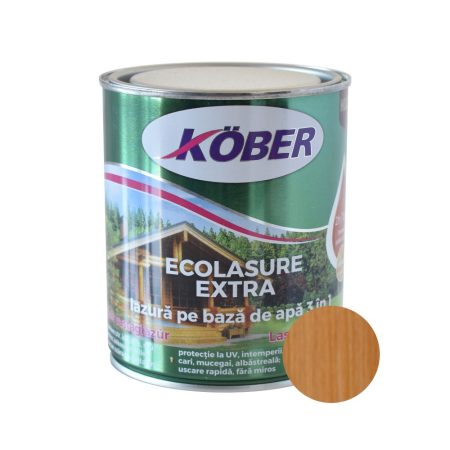 Lazură  Kober Ecolasure Extra 3 in 1 pentru lemn