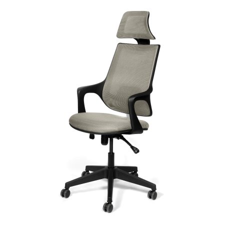 Scaun birou ergonomic gri deschis Kronsit Verona