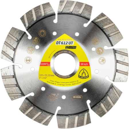 Disc Diamantat pentru beton Klingspor DT 612 UT Supra