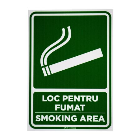 Semn loc pentru fumat A5