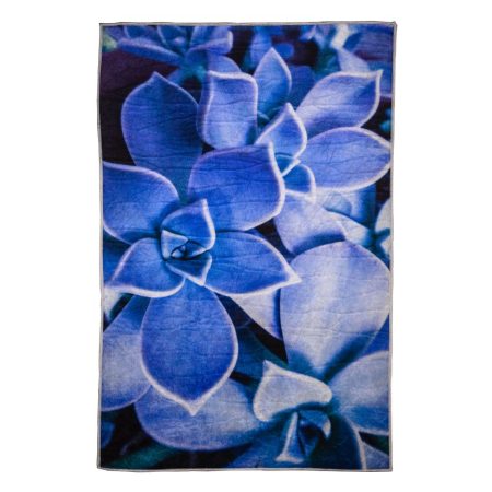 Covor modern Blue Flower