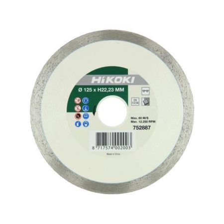 Disc Diamantat cu segment continuu pentru placi ceramice Hikoki 752887