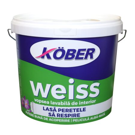 Vopsea lavabila interior Kober Weiss