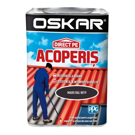 Vopsea Oskar Direct pe acoperis