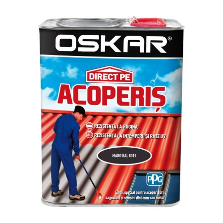 Vopsea Oskar Direct pe acoperis