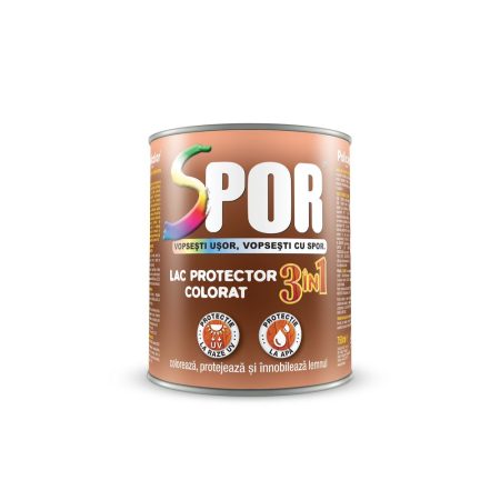 Spor lac pentru lemn wenge interior/exterior 0.75 L