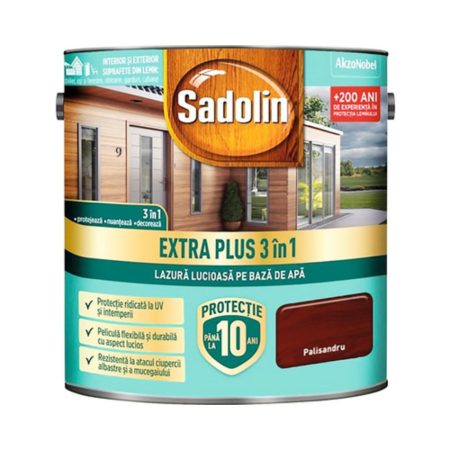 Lazura lemn Sadolin Extra Plus 3 in1