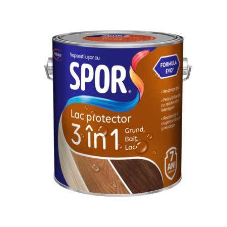 Lac pentru lemn Spor 3 in 1