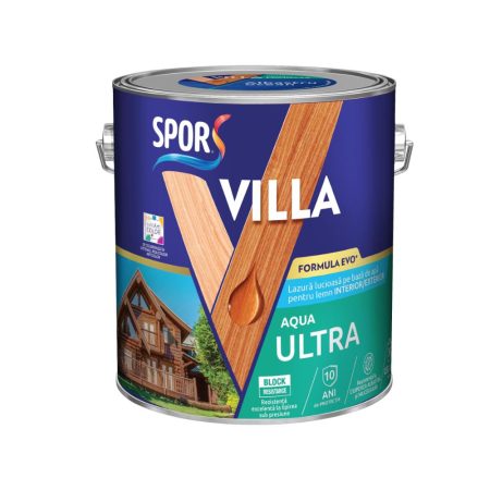 Lazura pentru lemn Spor Villa Aqua Ultra