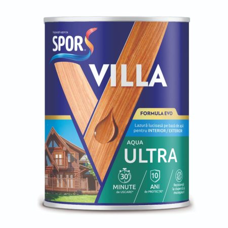 Lazura pentru lemn Spor Villa Aqua Ultra