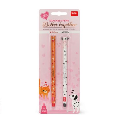 Set 2 pixuri - Erasable Pen - Kitty and Dog