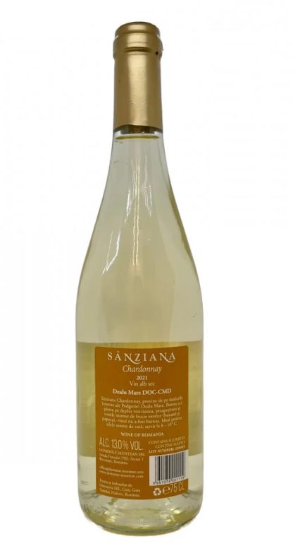 Vin alb - Sanziana - Chardonnay, sec, 2021