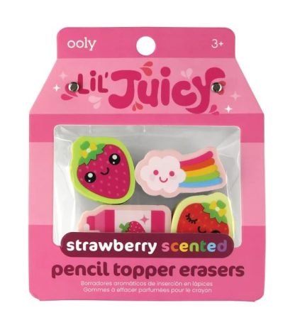 Set 4 radiere parfumate - Lil Juicy - Strawberry