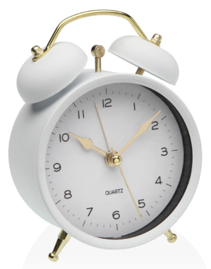 Ceas cu alarma - White