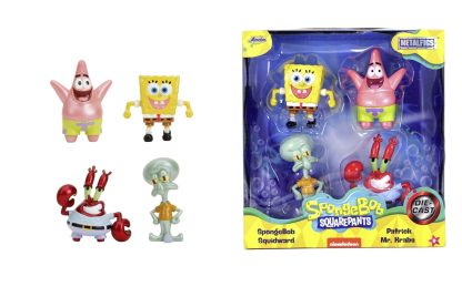 Set 4 figurine - Sponge Bob