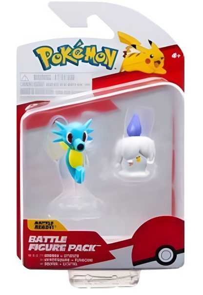 Set 2 figurine - Pokemon - Battle Figure Set - Litwick & Horsea