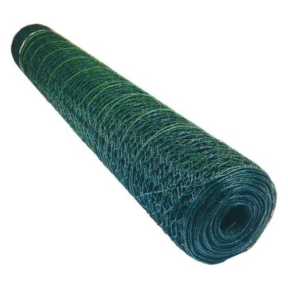 Plasa rabitz zn plastifiata 1x10 m - 1"(25 mm)x1 mm, DSH 240416