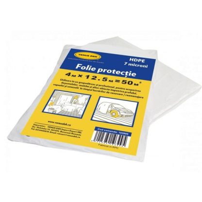 Folie protectie "hdpe" - 4 x 12.5 m - 7 μm, DSH 103995