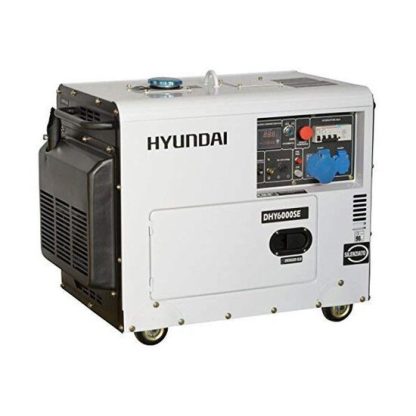 Generator de curent monofazat cu motor diesel Hyundai DHY6000SE