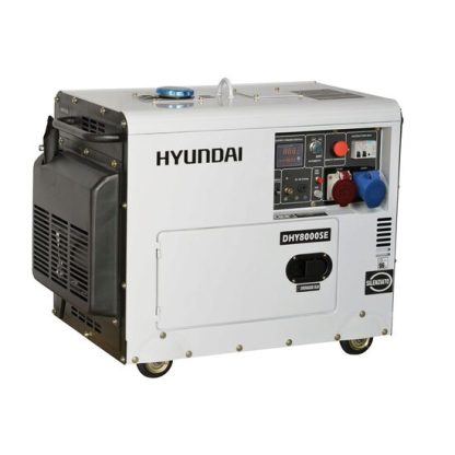 Generator de curent monofazat cu motor diesel Hyundai DHY8600SE