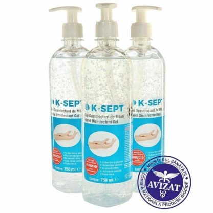 Gel dezinfectant de maini K-SEPT 750ml cu pompita