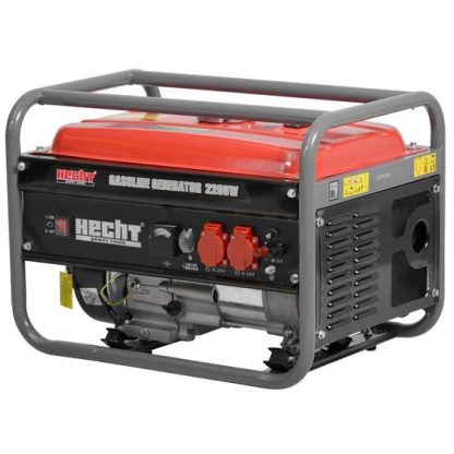 Generator de curent monofazat HECHT GG2500, motor benzina, 4 timpi, 196 CC, 2.2 kW, max 3 kW, cu maner