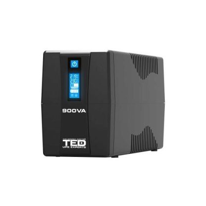 UPS 900VA/500W LCD Line Interactive AVR 2 schuko USB Management TED Electric TED003942